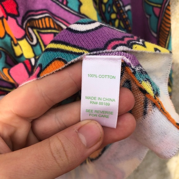 Lilly Pulitzer | floral gathered neck flows top - Picture 5 of 5